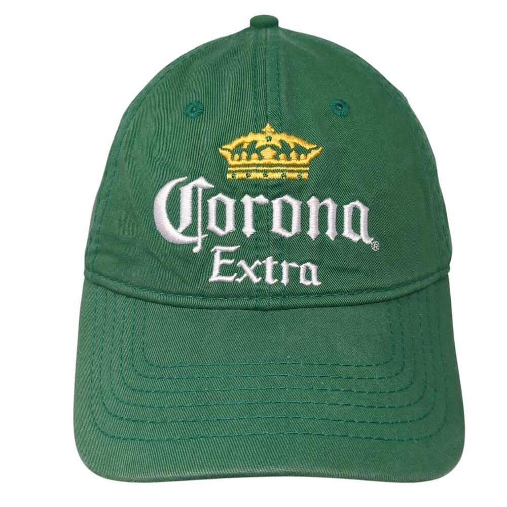 Corona Extra Strapback Hat Green Solid One Size E… - image 1